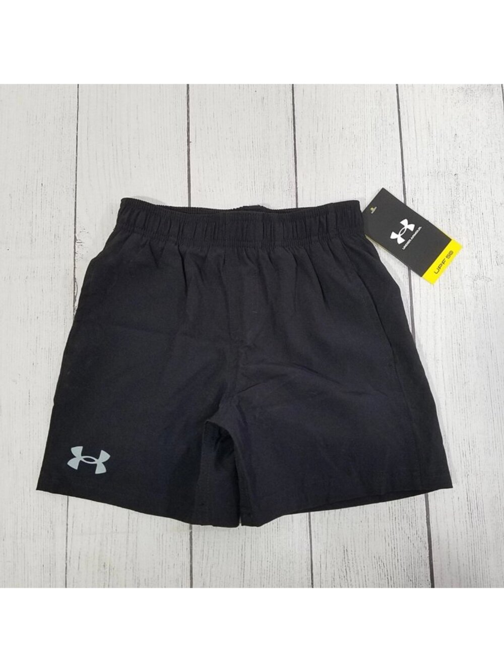 Under Armour Boys Volley Swim Trunks Size 5 Black